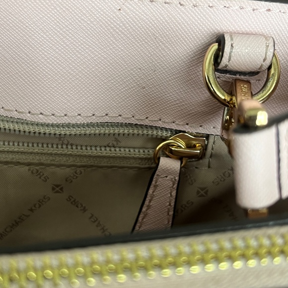 Michael Kors Pink Satchel Crossbody with Wallet - Picture 13 of 16